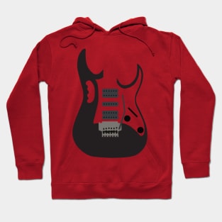 Black Guitar Hoodie